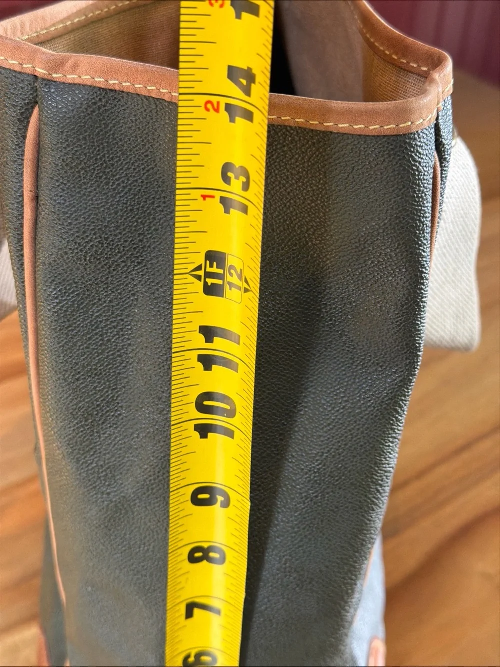 Vintage Land Rover x Mulholland Brothers Coated Canvas Tote Bag Leather Trim USA